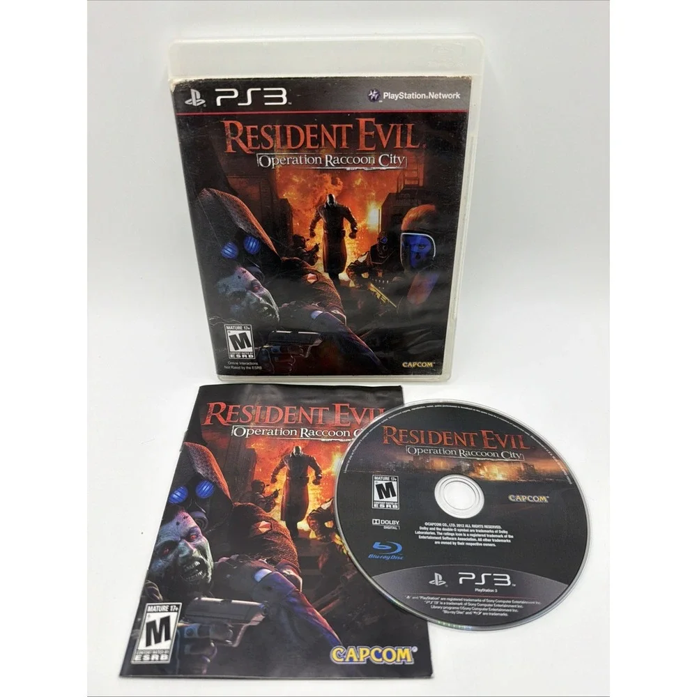 Resident Evil Operation Raccoon City Playstation 3 PS3 Complete Fast Shipping